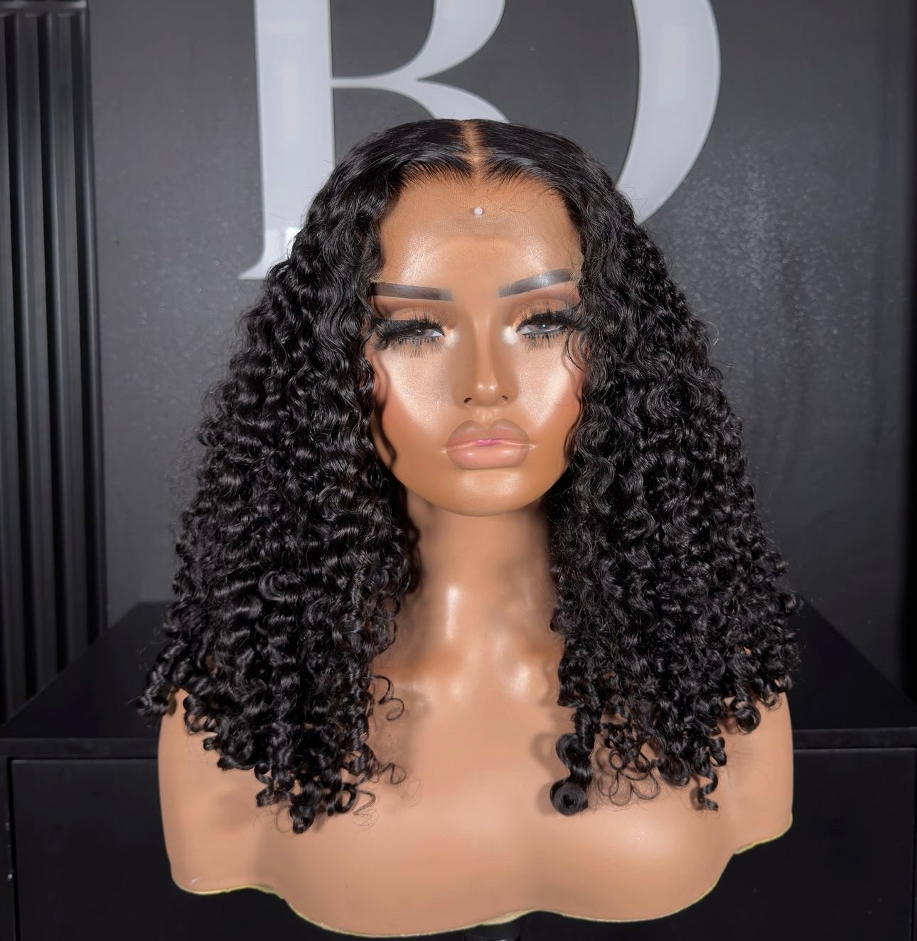 Bob Curly RAW Brazilian HD Lace Frontal Wig